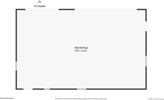 3973 Palmer Ridge Dr, Parker, CO 80134 - view of room layout