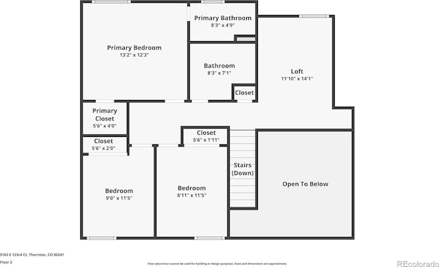 5163 E 123rd Ct, Thornton, CO 80241 - view of floor plan / room layout