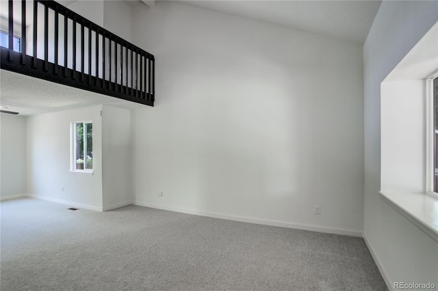 5163 E 123rd Ct, Thornton, CO 80241 - carpeted empty room with baseboards and a textured ceiling