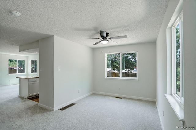 5163 E 123rd Ct, Thornton, CO 80241 - carpeted empty room with ceiling fan, healthy amount of natural light, and a textured ceiling