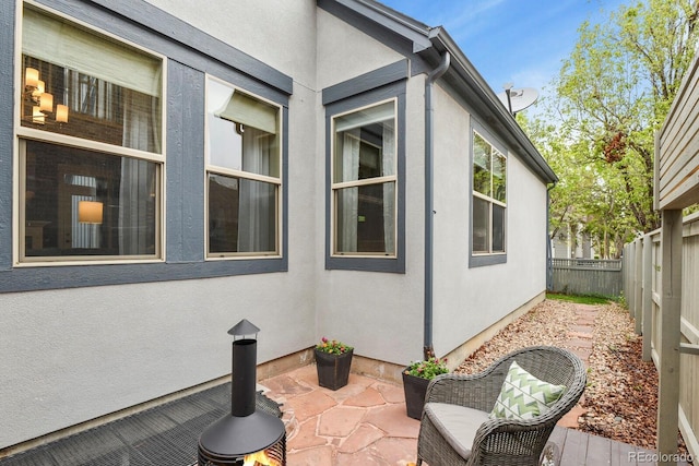 8741 E 29th Ave, Denver, CO 80238 - view of patio featuring a fenced backyard