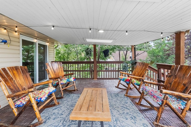 1261 Eagle St, Aurora, CO 80011 - view of wooden deck