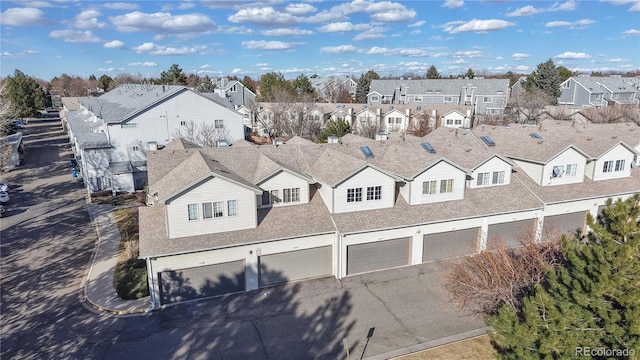 birds eye view of property featuring a residential view