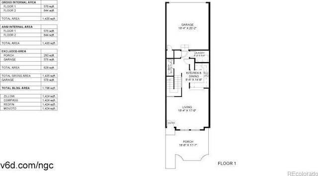 12327 E Tennessee Dr Unit 107, Aurora, CO 80012 - floor plan / room layout