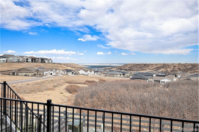 water view with a residential view