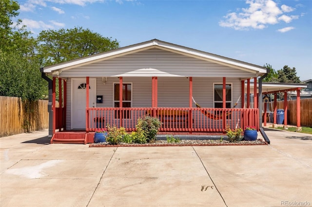 1214 Mac Kay Ct, Dacono, CO 80514 - view of front of property with a porch