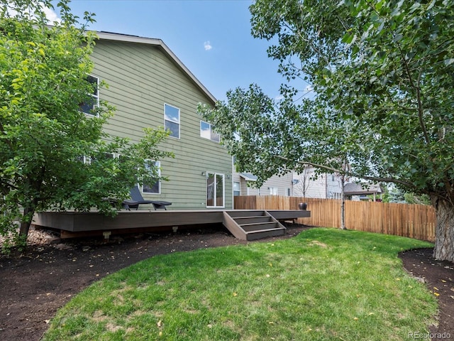 11082 Fillmore Way, Northglenn, CO 80233 - view of yard with a wooden deck