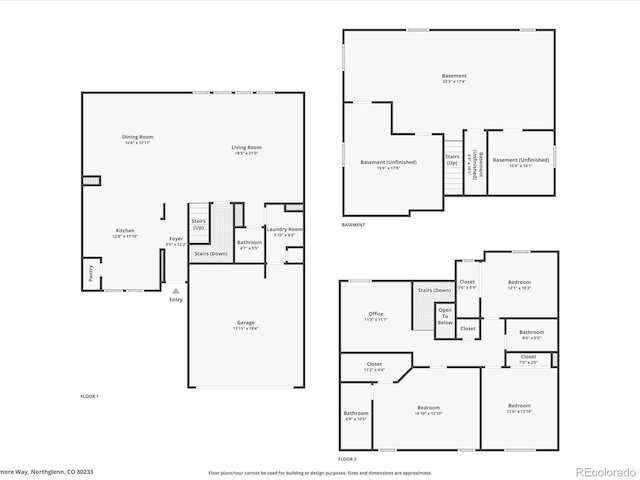 11082 Fillmore Way, Northglenn, CO 80233 - view of floor plan / room layout
