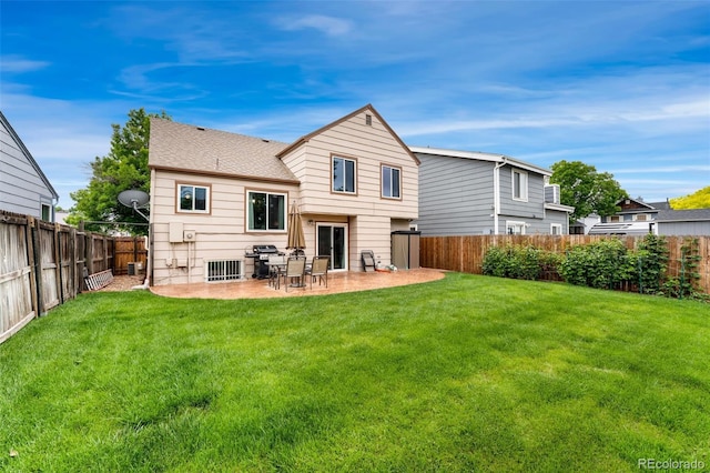 7796 Xavier Ct, Westminster, CO 80030 - rear view of property featuring a patio area and central AC unit