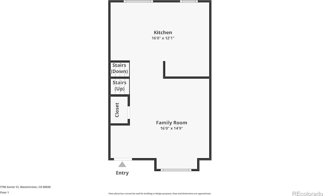 7796 Xavier Ct, Westminster, CO 80030 - room layout