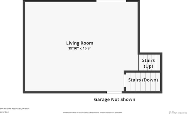 7796 Xavier Ct, Westminster, CO 80030 - property floor plan
