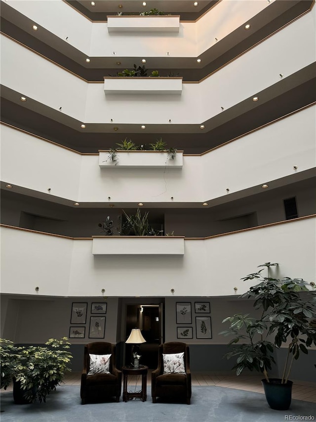 view of community lobby