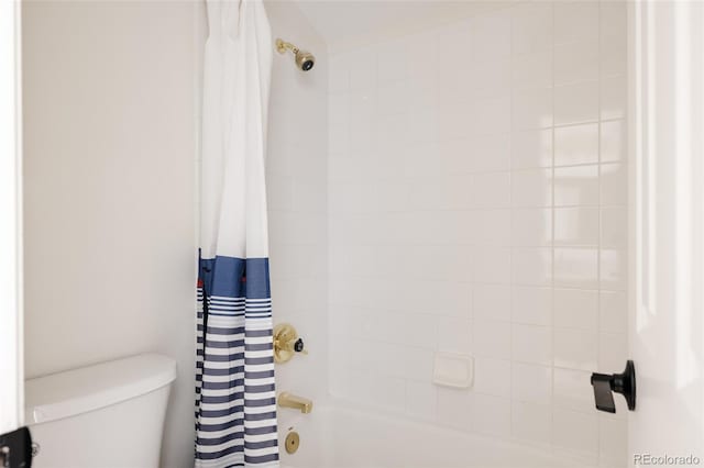 301 Fairfax St, Denver, CO 80220 - bathroom with shower / tub combo and toilet