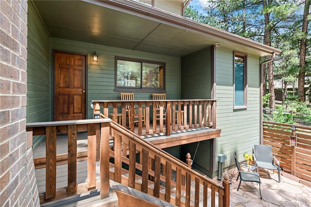4515 Red Rock Dr, Larkspur, CO 80118 - view of deck