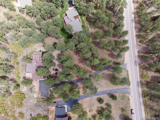 4515 Red Rock Dr, Larkspur, CO 80118 - aerial view of property's location