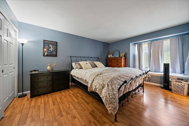 23712 Pondview Pl Unit A, Golden, CO 80401 - bedroom with light wood-style floors and baseboards