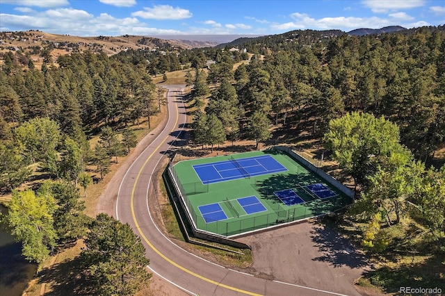 23712 Pondview Pl Unit A, Golden, CO 80401 - bird's eye view of a heavily wooded area and mountains