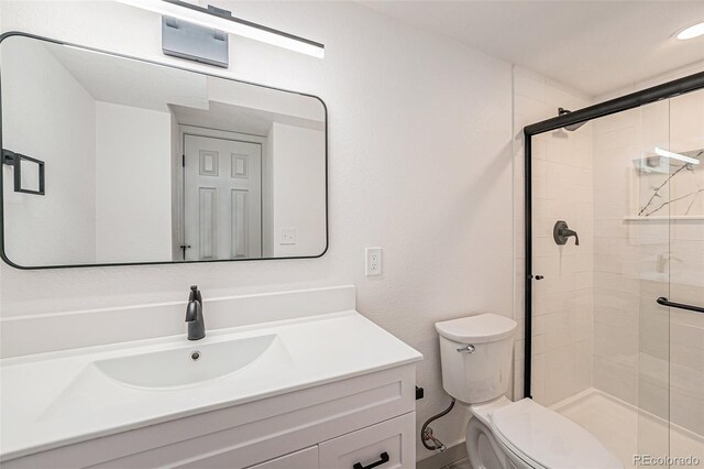 9948 King St, Westminster, CO 80031 - bathroom with vanity and a shower stall