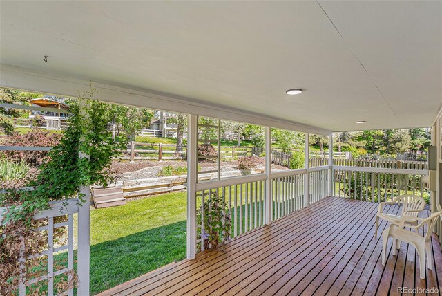 9948 King St, Westminster, CO 80031 - view of wooden deck
