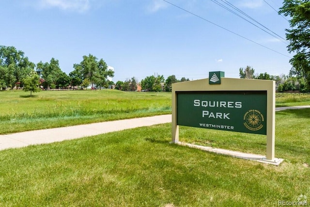 9948 King St, Westminster, CO 80031 - community sign with a yard