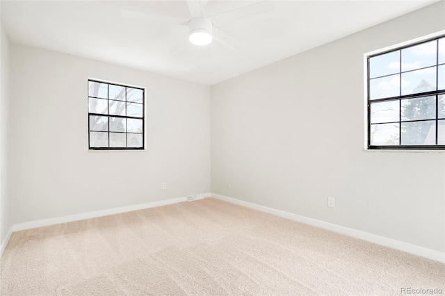 4682 Chatham St, Boulder, CO 80301 - carpeted empty room featuring baseboards and ceiling fan