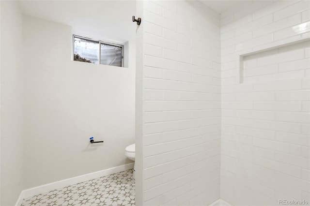 4682 Chatham St, Boulder, CO 80301 - bathroom with toilet, tile patterned floors, and baseboards