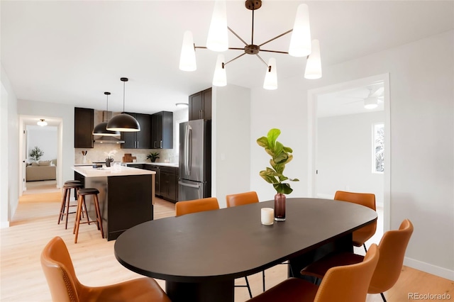 4682 Chatham St, Boulder, CO 80301 - dining room featuring light wood finished floors and baseboards