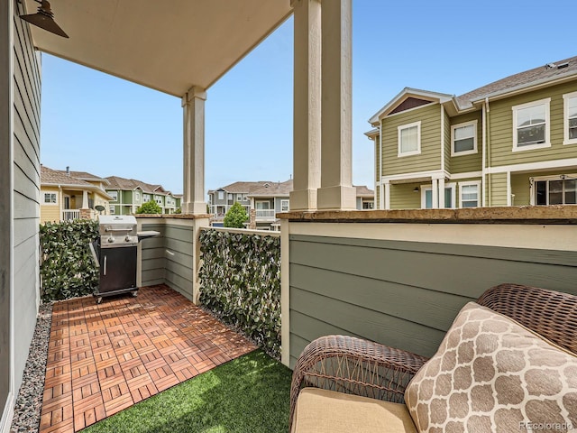 9363 Amison Cir Unit 106, Parker, CO 80134 - balcony featuring a residential view and grilling area