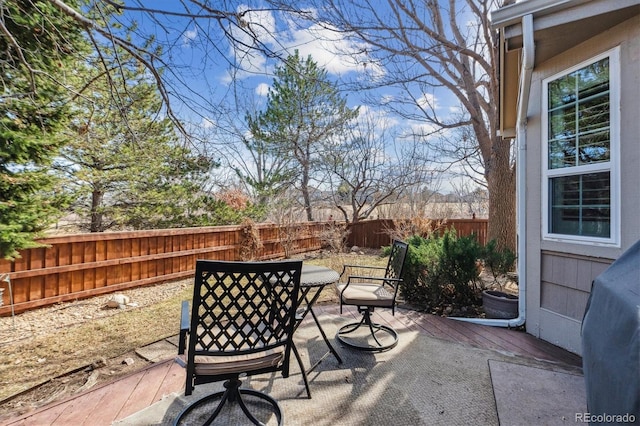 16302 Parkside Dr, Parker, CO 80134 - view of patio / terrace with a fenced backyard