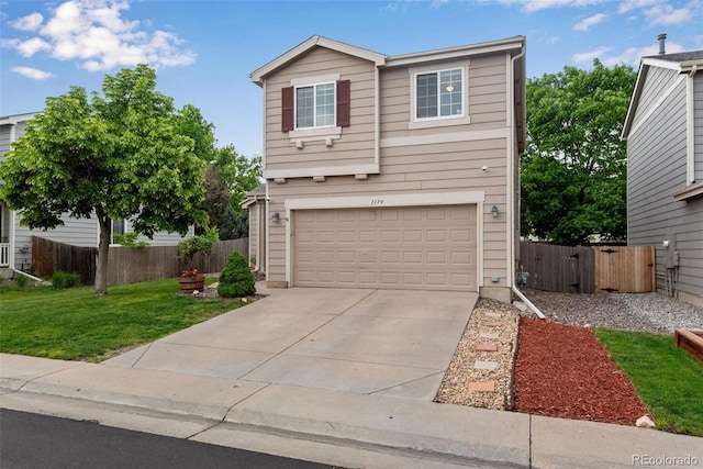 1179 S Alton Ct, Denver, CO 80247 - traditional-style home featuring an attached garage and concrete driveway
