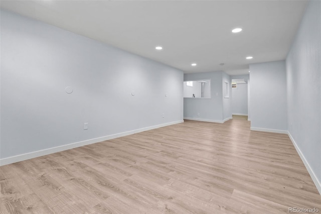 6749 S Foresthill St, Littleton, CO 80120 - spare room with light wood finished floors and recessed lighting