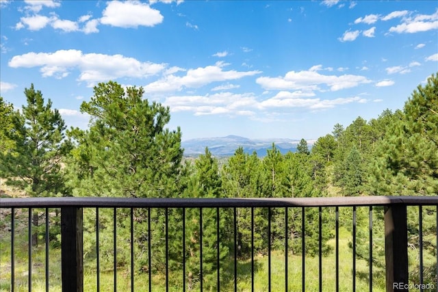 167 Wapiti Ct, Canon City, CO 81212 - mountain view featuring a forest