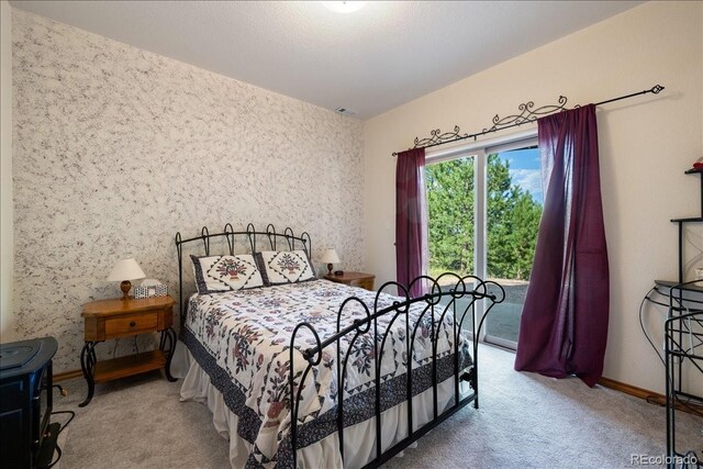 167 Wapiti Ct, Canon City, CO 81212 - carpeted bedroom featuring access to outside and baseboards