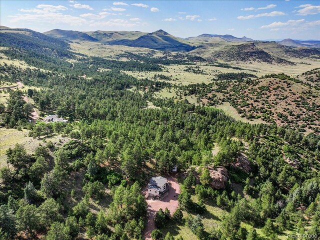 167 Wapiti Ct, Canon City, CO 81212 - view of mountain backdrop featuring a heavily wooded area