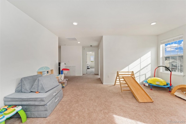 19316 W 84th Pl, Arvada, CO 80007 - recreation room featuring carpet floors, recessed lighting, and baseboards