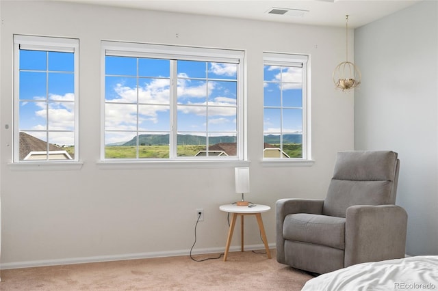 19316 W 84th Pl, Arvada, CO 80007 - living area with carpet, plenty of natural light, and baseboards