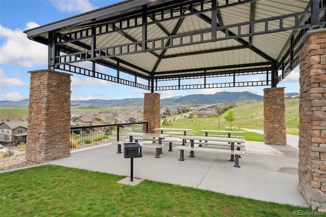 19316 W 84th Pl, Arvada, CO 80007 - view of home's community with a gazebo, a patio, and a residential view