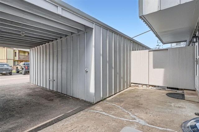 view of outbuilding
