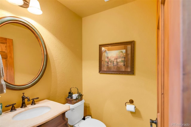 2891 Nugget Rd, Fairplay, CO 80440 - half bath featuring toilet and vanity