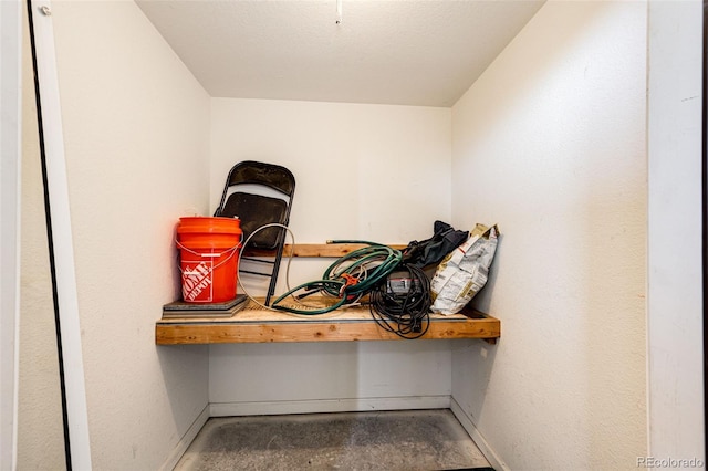 interior details with concrete floors