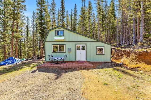 495 Georgia Pass, Jefferson, CO 80456 - view of outdoor structure with a wooded view
