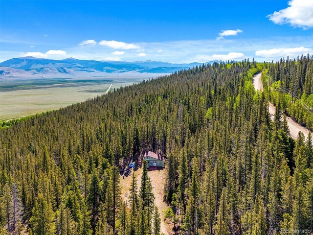 495 Georgia Pass, Jefferson, CO 80456 - aerial view of a forest and a mountain backdrop