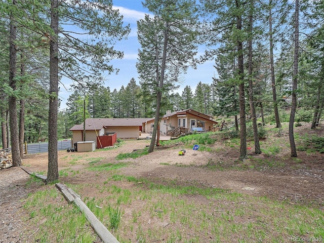 7585 Native Dancer Trl, Evergreen, CO 80439 - view of yard