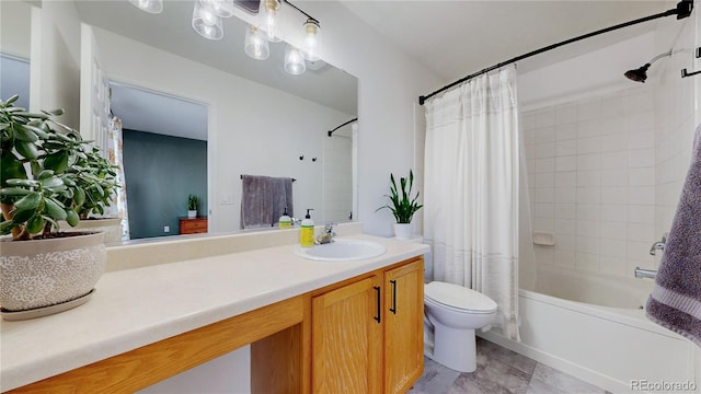 21570 E 40th Pl, Denver, CO 80249 - bathroom with shower / tub combo with curtain and vanity