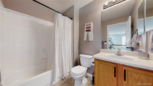 21570 E 40th Pl, Denver, CO 80249 - full bathroom featuring vanity and shower / bathtub combination with curtain