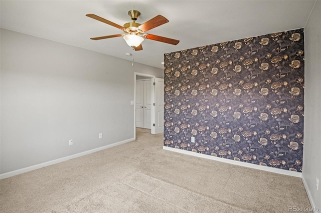 7956 Osage St, Denver, CO 80221 - spare room with carpet floors and ceiling fan