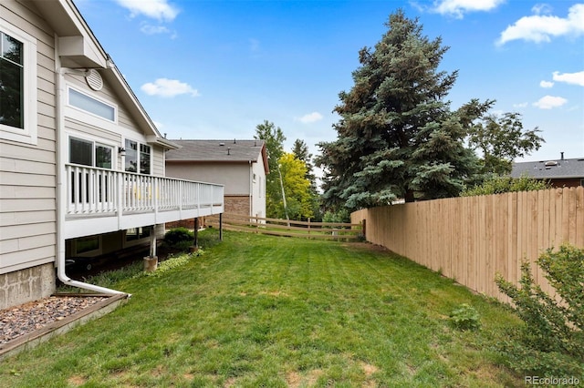 1901 S Union Pl, Lakewood, CO 80228 - view of yard with a deck