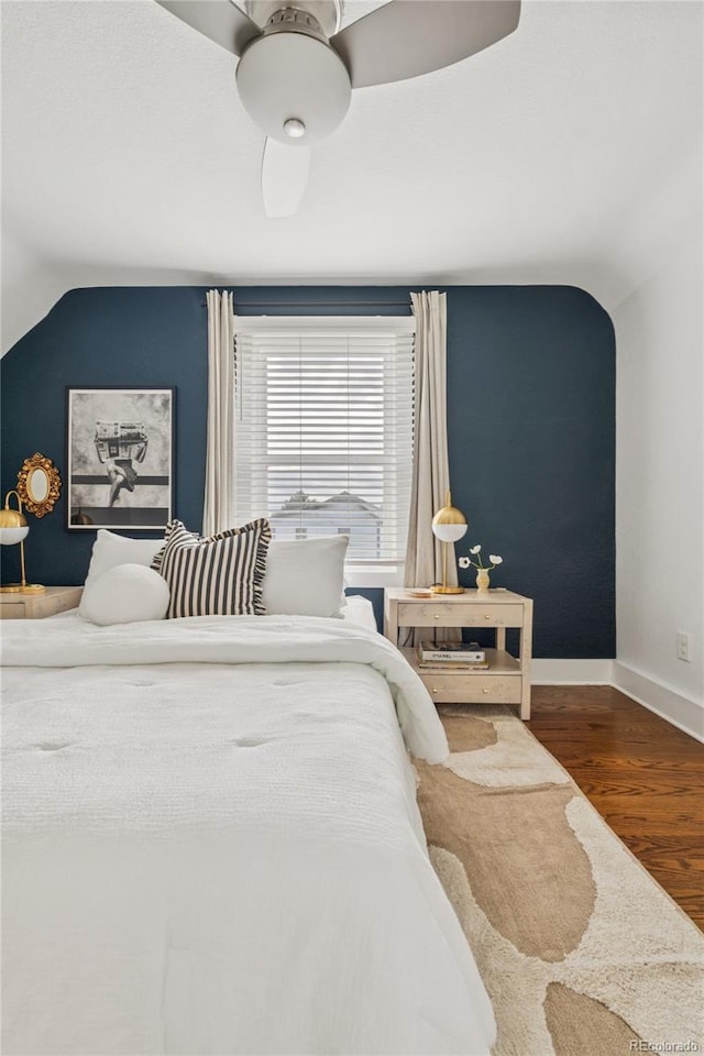 3881 Zenobia St, Denver, CO 80212 - bedroom featuring wood finished floors and lofted ceiling