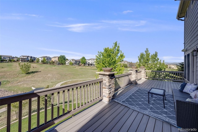 3041 Starling Ct, Castle Rock, CO 80109 - deck with a residential view