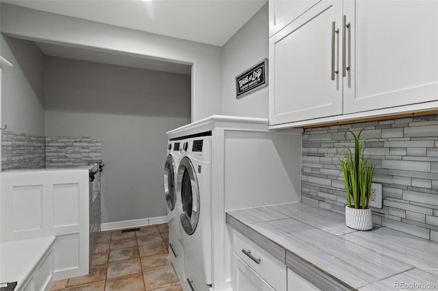 3041 Starling Ct, Castle Rock, CO 80109 - washroom with separate washer and dryer, cabinet space, and baseboards